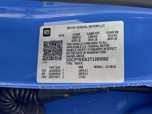 New 2026 Chevrolet Colorado Trail Boss AWD/4WD image 31