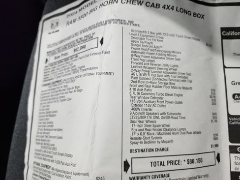 Used 2024 RAM 3500 Big Horn w/ Night Edition image 45