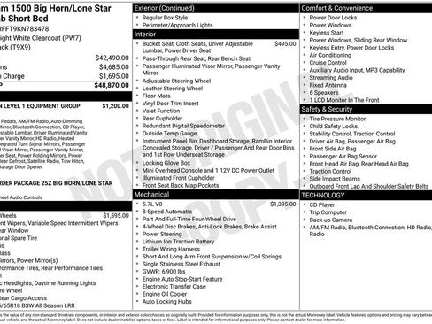 Certified 2019 RAM 1500 Big Horn image 37