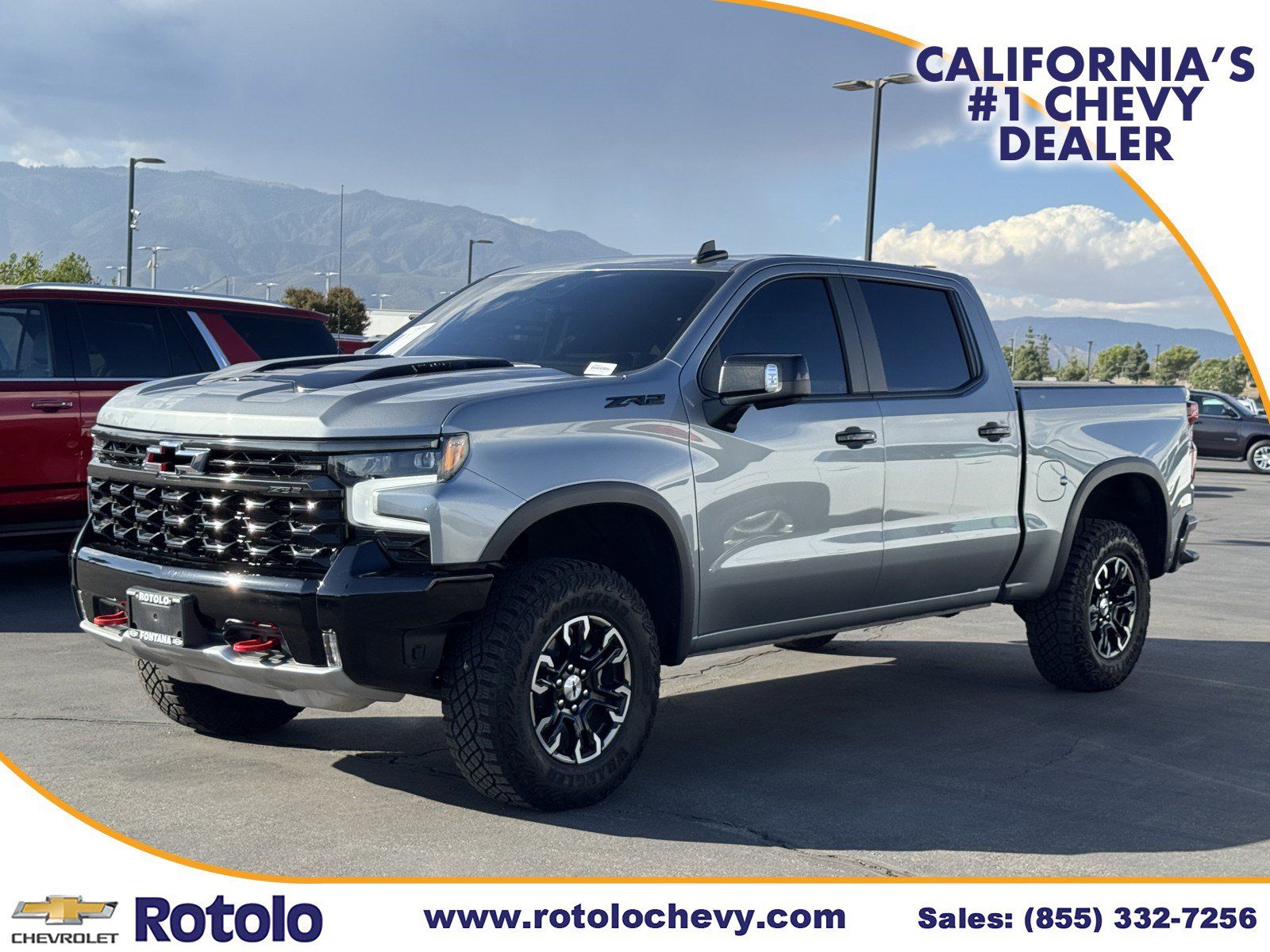 Used 2024 Chevrolet Silverado 1500 ZR2 w/ Technology Package AWD/4WD image 3