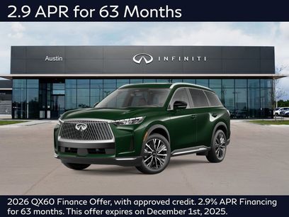 New 2026 INFINITI QX60 Luxe w/ Cargo Package