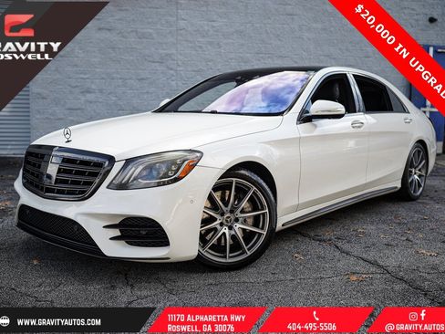 Used 2018 Mercedes-Benz S 560 Sedan w/ AMG Line Exterior image 1