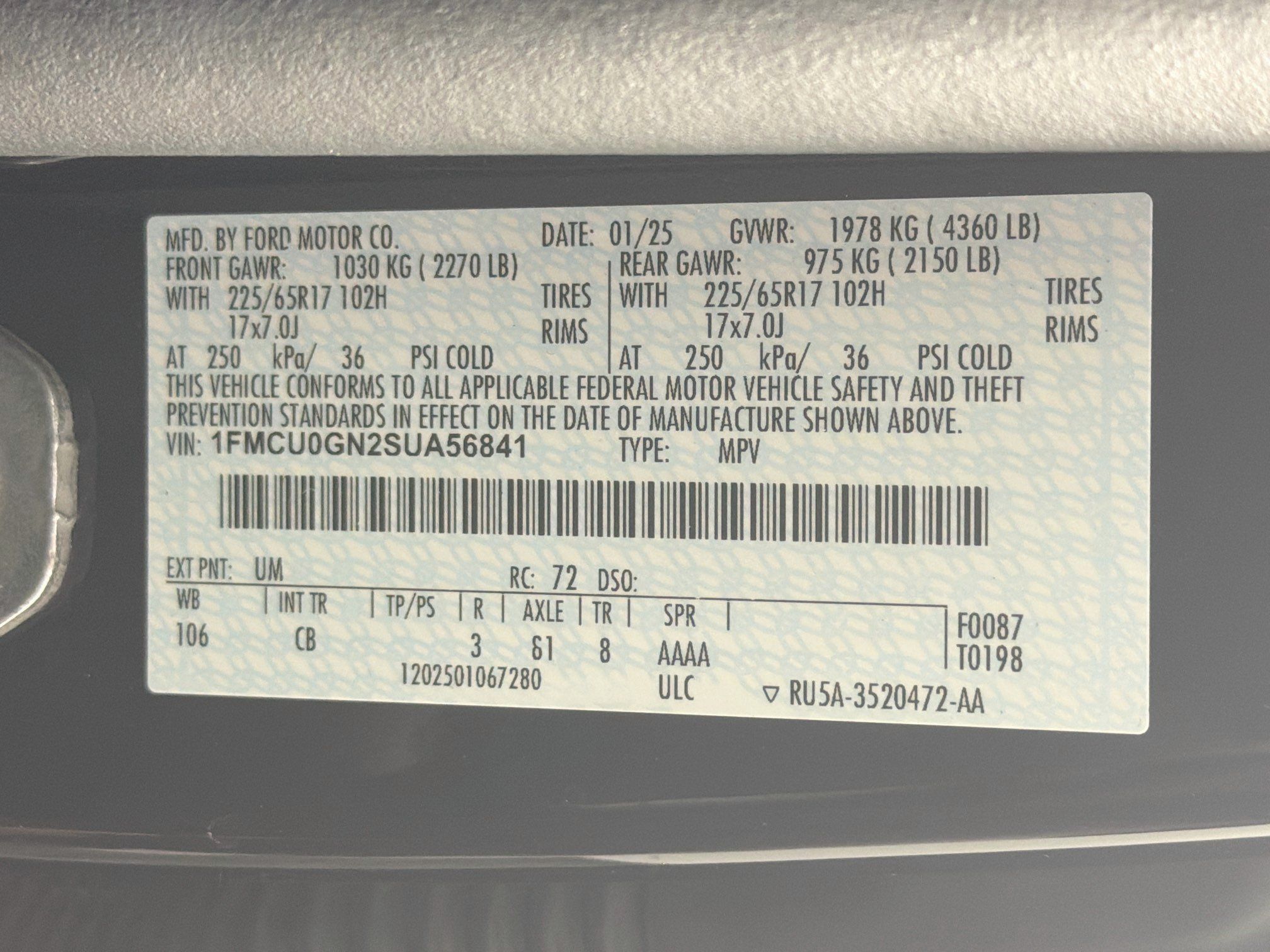 Used 2025 Ford Escape Active FWD image 12