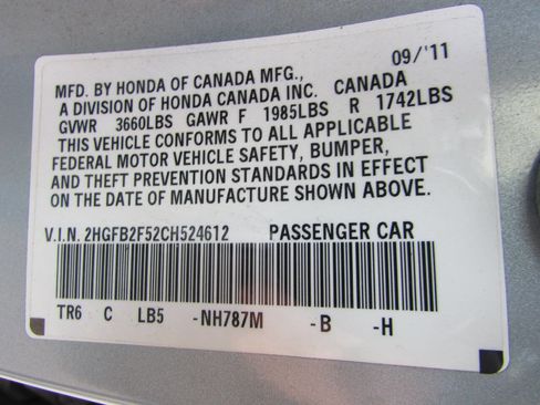 Used 2012 Honda Civic LX image 29