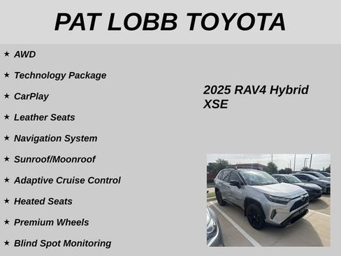Used 2025 Toyota RAV4 XSE w/ Advanced Technology Package AWD/4WD image 11