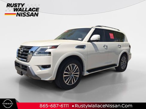 Certified 2023 Nissan Armada SL w/ Captain's Chairs Package RWD image 1