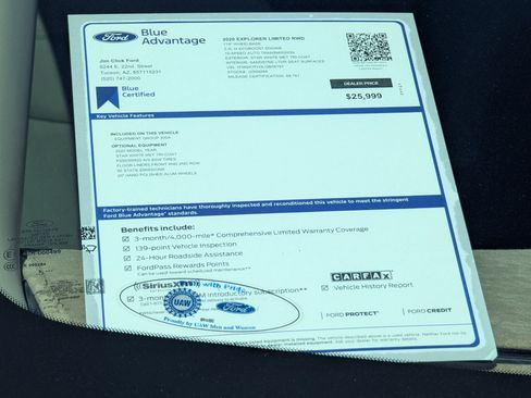 Certified 2020 Ford Explorer Limited image 13