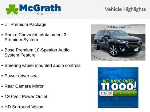 Used 2020 Chevrolet Traverse LT w/ LT Premium Package image 5