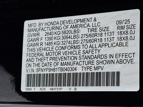 New 2026 Honda Passport TrailSport Elite image 34