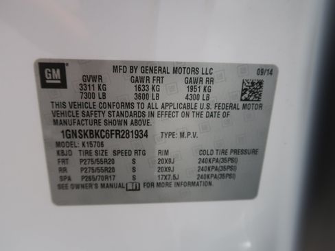 Used 2015 Chevrolet Tahoe LT AWD/4WD image 49