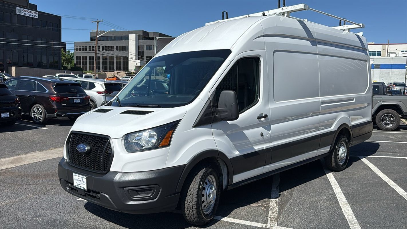 Used 2023 Ford Transit 350 148 High Roof Extended AWD w/ Fleet Safety Package image 7