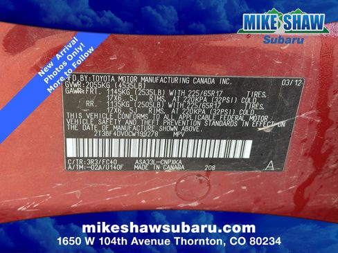 Used 2012 Toyota RAV4 4WD image 29