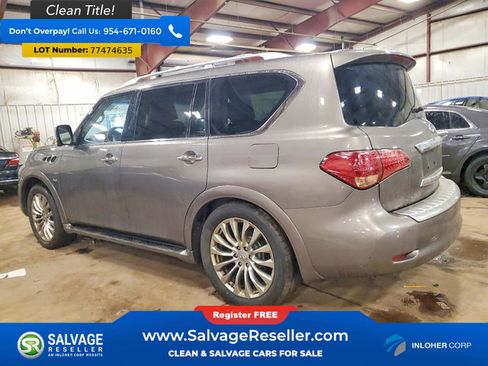 Used 2016 INFINITI QX80 4WD w/ Deluxe Technology Package image 3