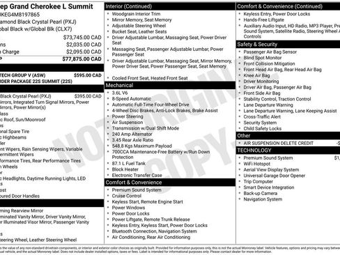 Used 2021 Jeep Grand Cherokee L Summit w/ Luxury Tech Group V image 4