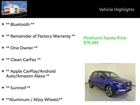 Certified 2025 Hyundai Venue SEL image 7