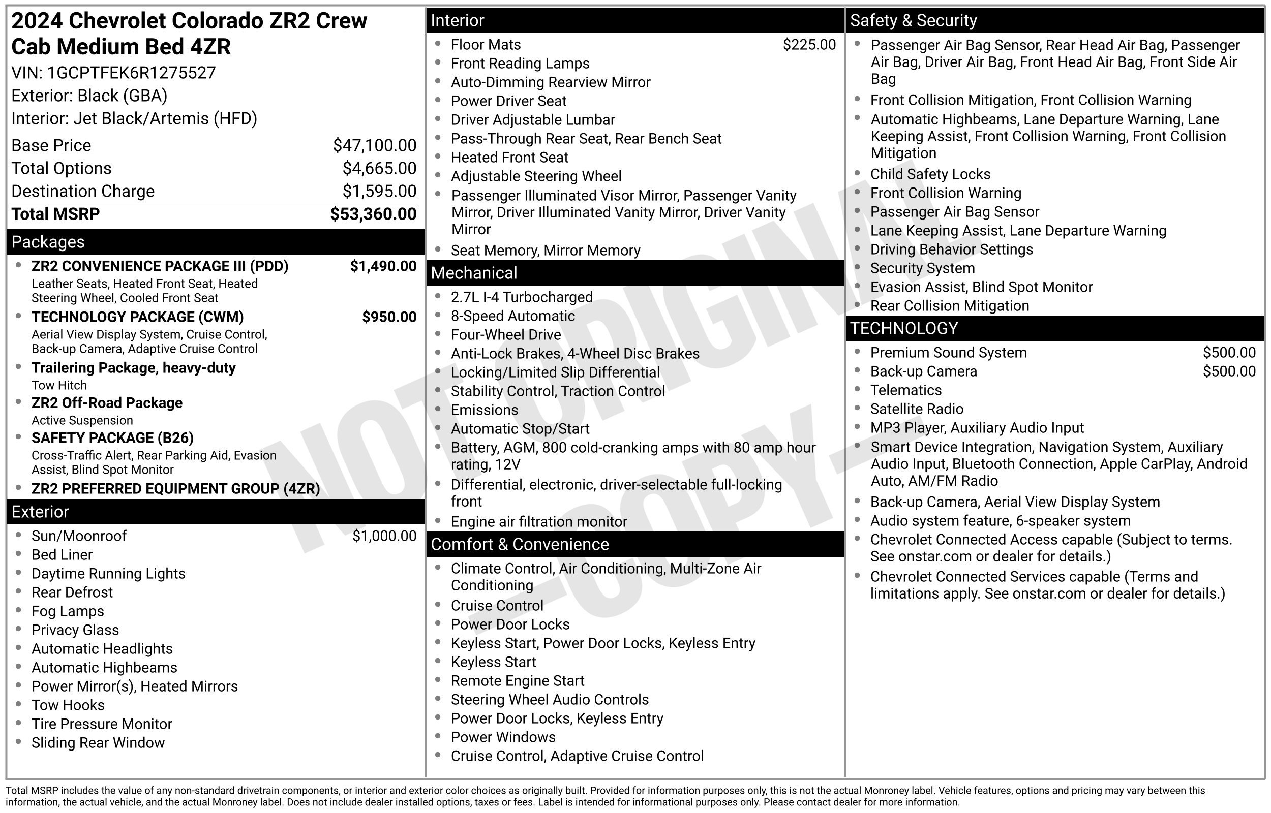 Used 2024 Chevrolet Colorado ZR2 w/ ZR2 Convenience Package III AWD/4WD image 2