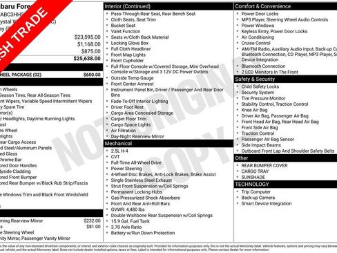 Used 2017 Subaru Forester 2.5i w/ Alloy Wheel Package image 6