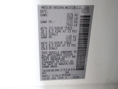 Used 2022 Nissan Pathfinder SV AWD/4WD image 53