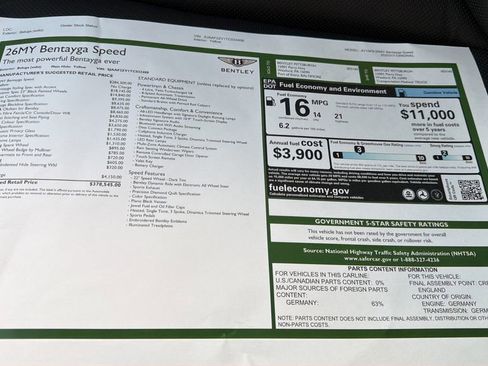 New 2026 Bentley Bentayga Speed image 39
