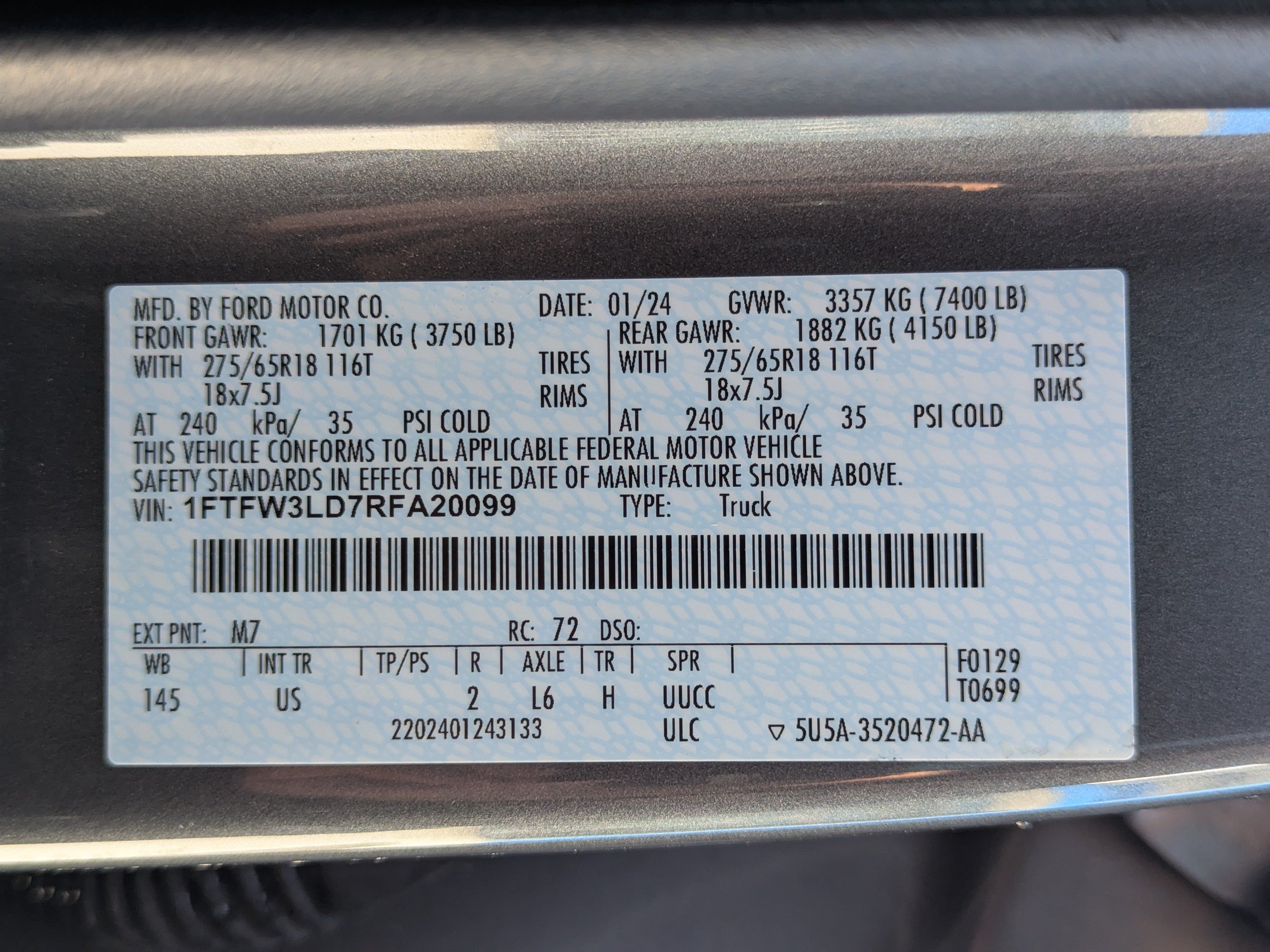 Used 2024 Ford F150 XLT w/ Mobile Office Package AWD/4WD image 52