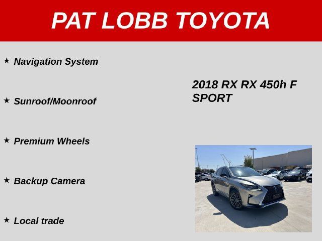 Used 2018 Lexus RX 450h F Sport w/ Accessory Package AWD/4WD image 29