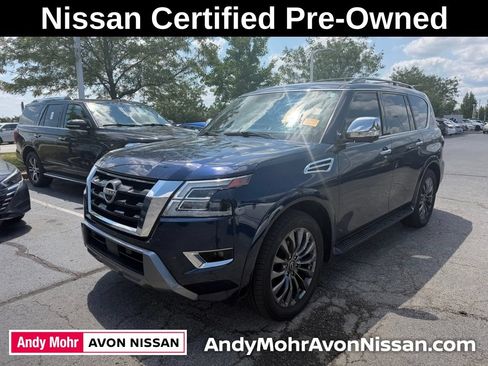 Certified 2023 Nissan Armada Platinum w/ Captain's Chairs Package AWD/4WD image 3
