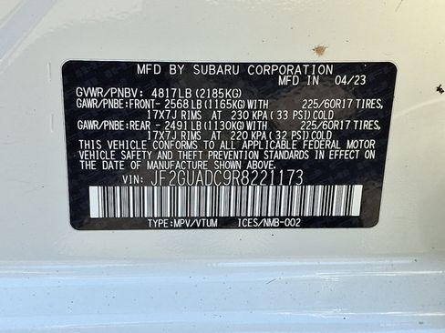 Certified 2024 Subaru Crosstrek 2.0i Premium AWD/4WD image 27