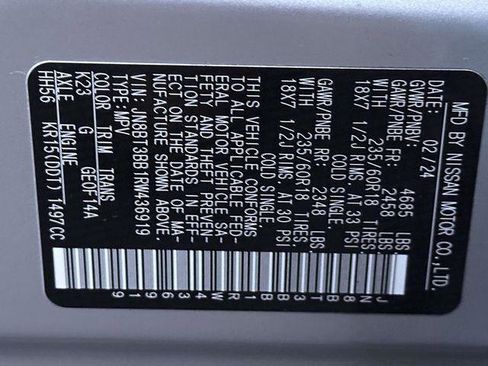 Used 2024 Nissan Rogue SV AWD/4WD image 30