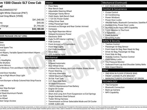 Used 2021 RAM 1500 Classic SLT RWD image 38