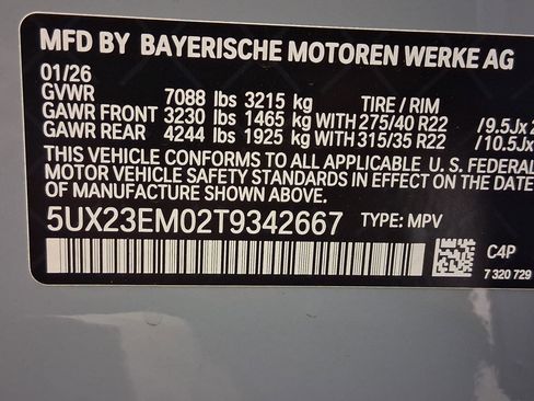 New 2026 BMW X7 xDrive40i w/ M Sport Package image 17