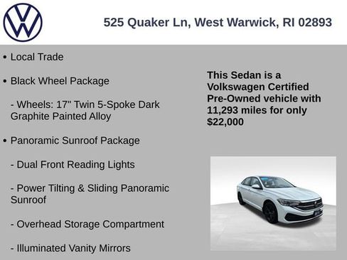 Certified 2023 Volkswagen Jetta SE w/ Panoramic Sunroof Package FWD image 7