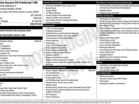 New 2025 Buick Encore GX Preferred AWD/4WD image 38