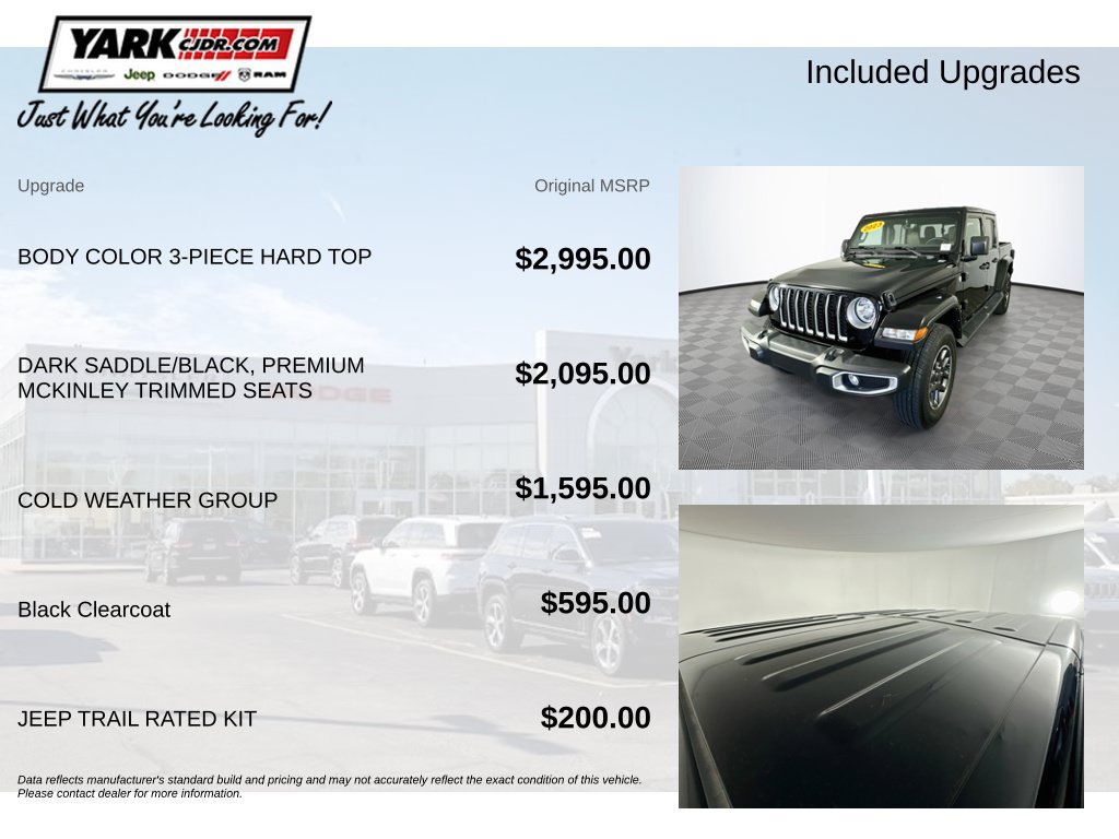 Used 2023 Jeep Gladiator Overland w/ Cold Weather Group AWD/4WD image 5