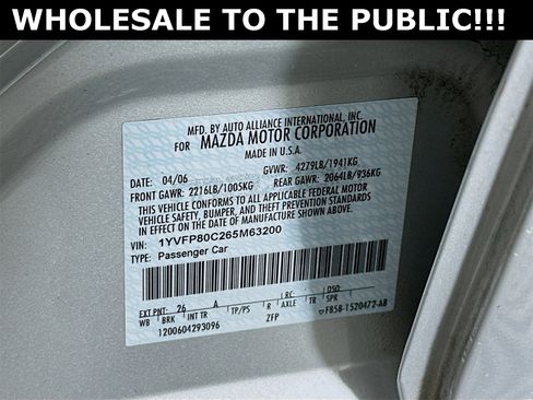 Used 2006 MAZDA MAZDA6 i image 29