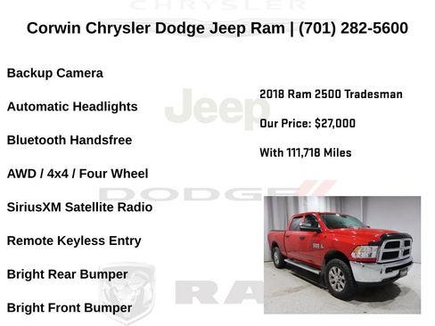 Used 2018 RAM 2500 Tradesman w/ Chrome Appearance Group image 19