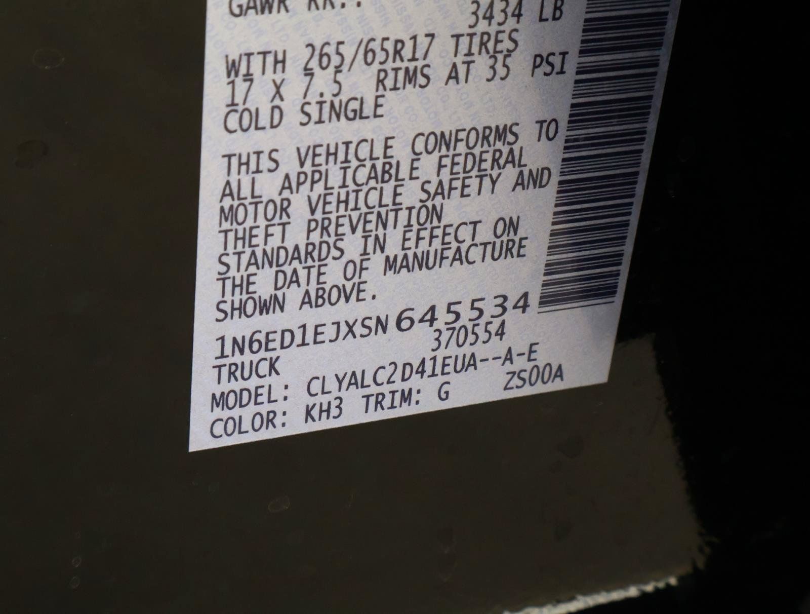 Used 2025 Nissan Frontier SV w/ SV Convenience Package RWD image 21