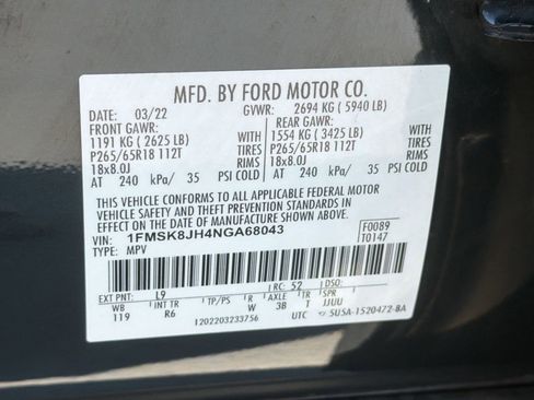 Used 2022 Ford Explorer Timberline AWD/4WD image 19