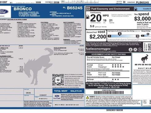 Certified 2023 Ford Bronco Outer Banks AWD/4WD image 11