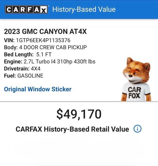 Used 2023 GMC Canyon AT4X AWD/4WD image 5