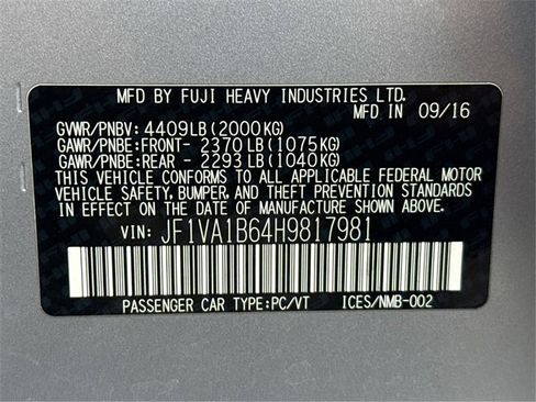 Used 2017 Subaru WRX image 26