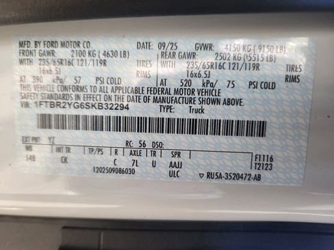 New 2025 Ford Transit 250 Low Roof AWD image 21