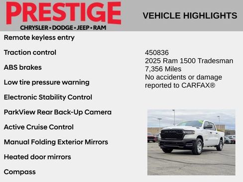 Used 2025 RAM 1500 Tradesman image 2