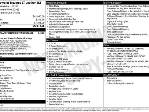 Used 2022 Chevrolet Traverse LT image 12
