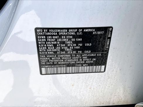 Used 2018 Volkswagen Atlas SEL AWD/4WD image 20