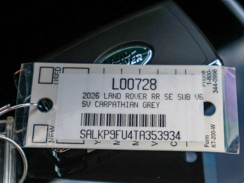 New 2026 Land Rover Range Rover SE image 38