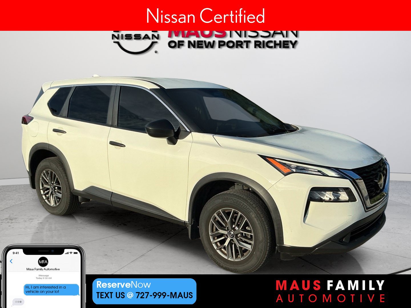 Certified 2021 Nissan Rogue S FWD image 1