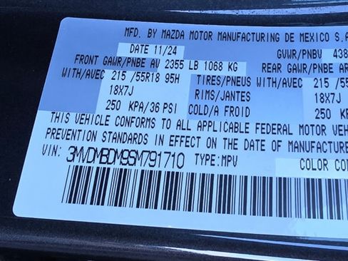 Certified 2025 MAZDA CX-30 AWD 2.5 S w/ Premium Package image 36