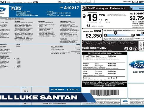 Used 2016 Ford Flex SEL w/ Equipment Group 202A FWD image 1