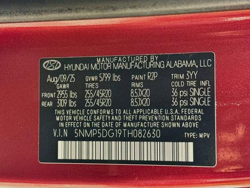 Used 2026 Hyundai Santa Fe Calligraphy AWD/4WD image 36