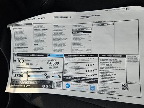 New 2026 Chevrolet Equinox EV LT image 18